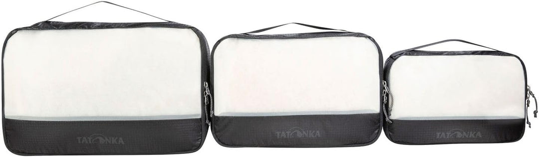 Tatonka Packwürfel Mesh Bag Set (3 Stück) - DREI leichte Netztaschen in unterschiedlichen Grössen -