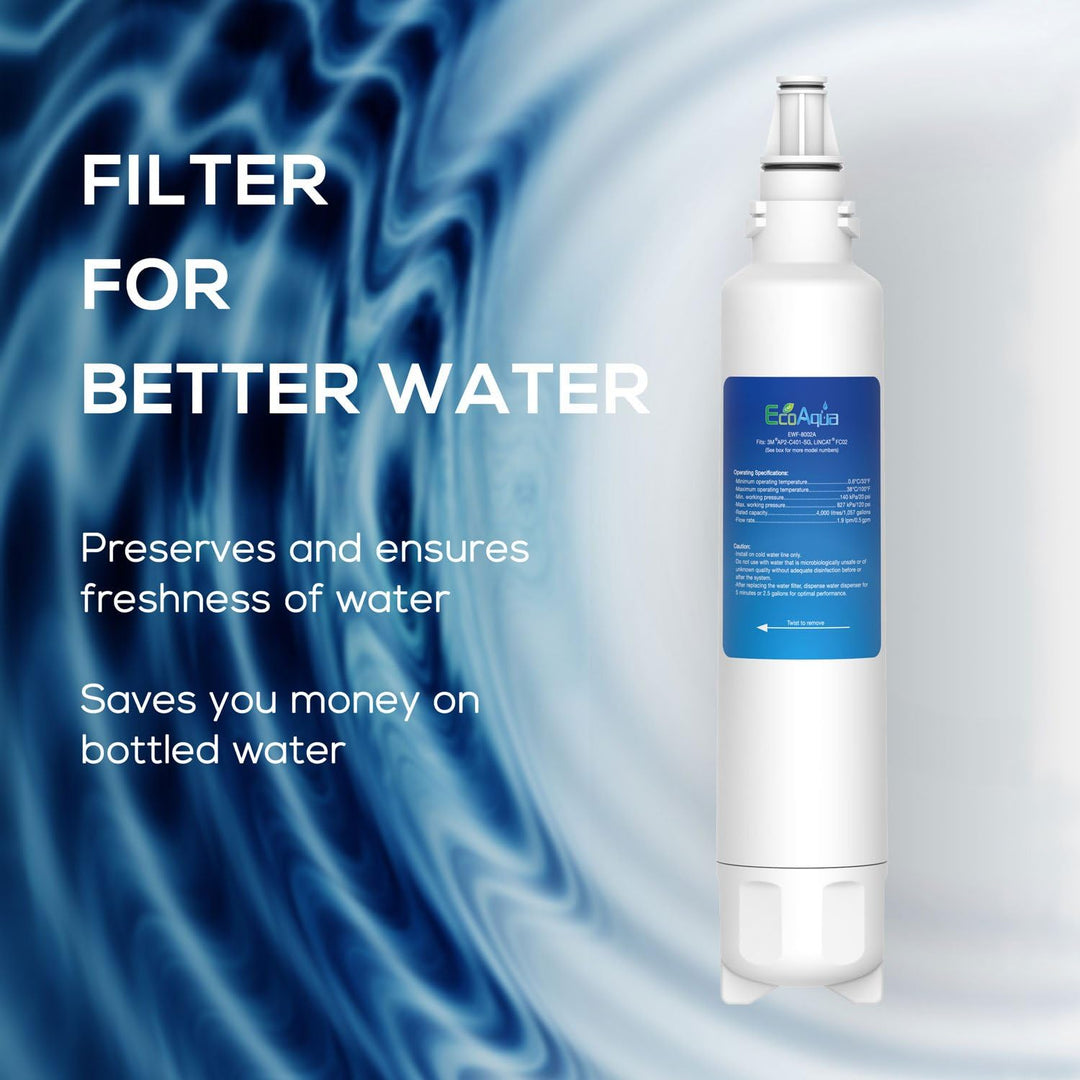 EcoAqua EWF-8002A Wasserfilterersatz Kompatibel mit Lincat FC02 EB3F, EB4F, EB6F, EB6TF, EB3F/PB, EB