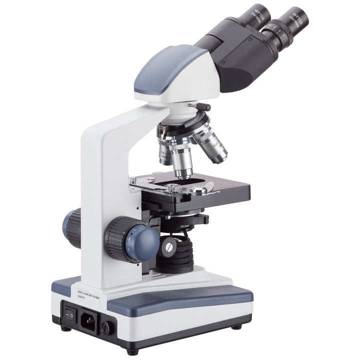 AmScope B120C-10M 40X-2500X LED Lab Binokular-Verbundmikroskop mit 3D-Bühne und 10MP-Kamera