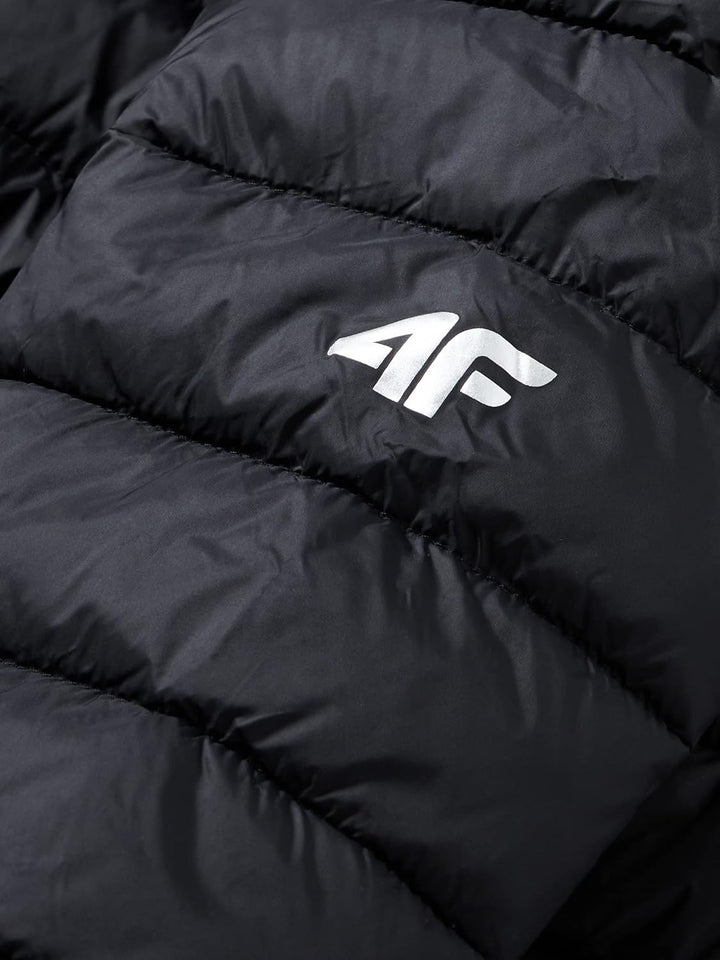 4F JUNIOR Mädchen DOWN Jacket 122 Tiefschwarz, 122 Tiefschwarz