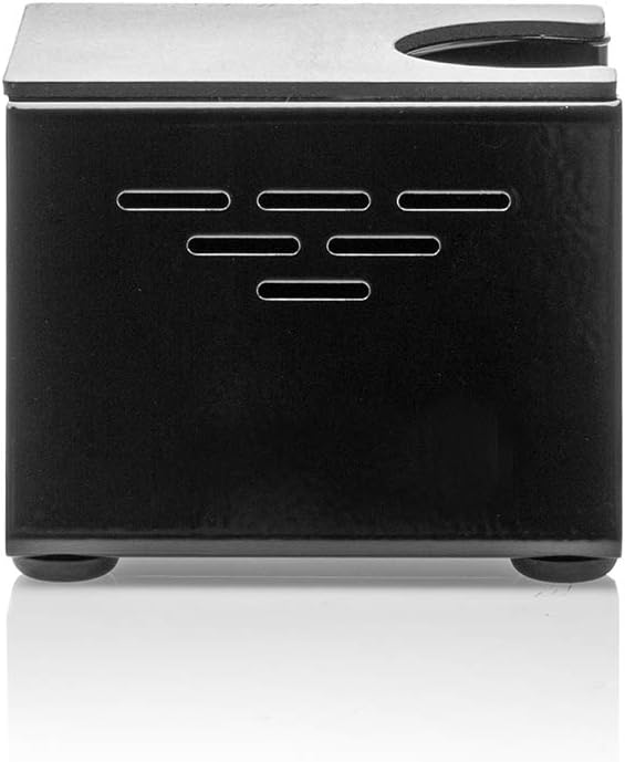 Tamping Station basic schwarz/Tamperstation aus Edelstahl mit Silikon von Espresso MARESE