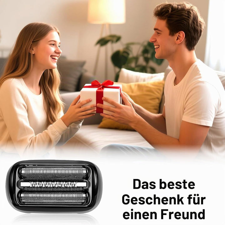 53B Scherköpfe Serie 5, Scherkopf S5 Kompatibel mit Herrenrasierer der Serie 5 und 6, Bequemes und S