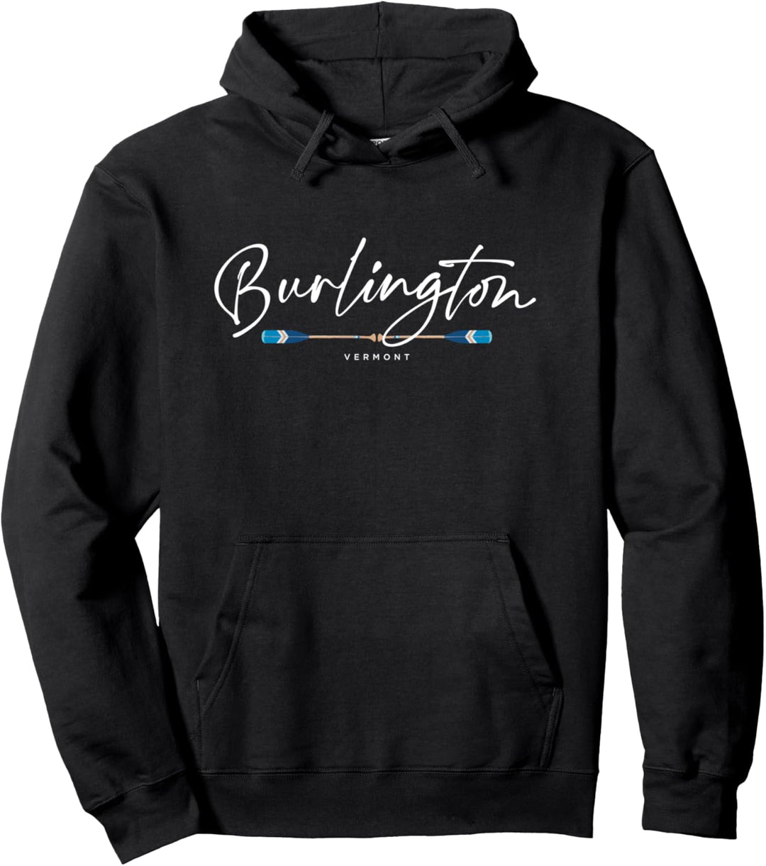 Burlington Vermont Ruder Grafik Pullover Hoodie