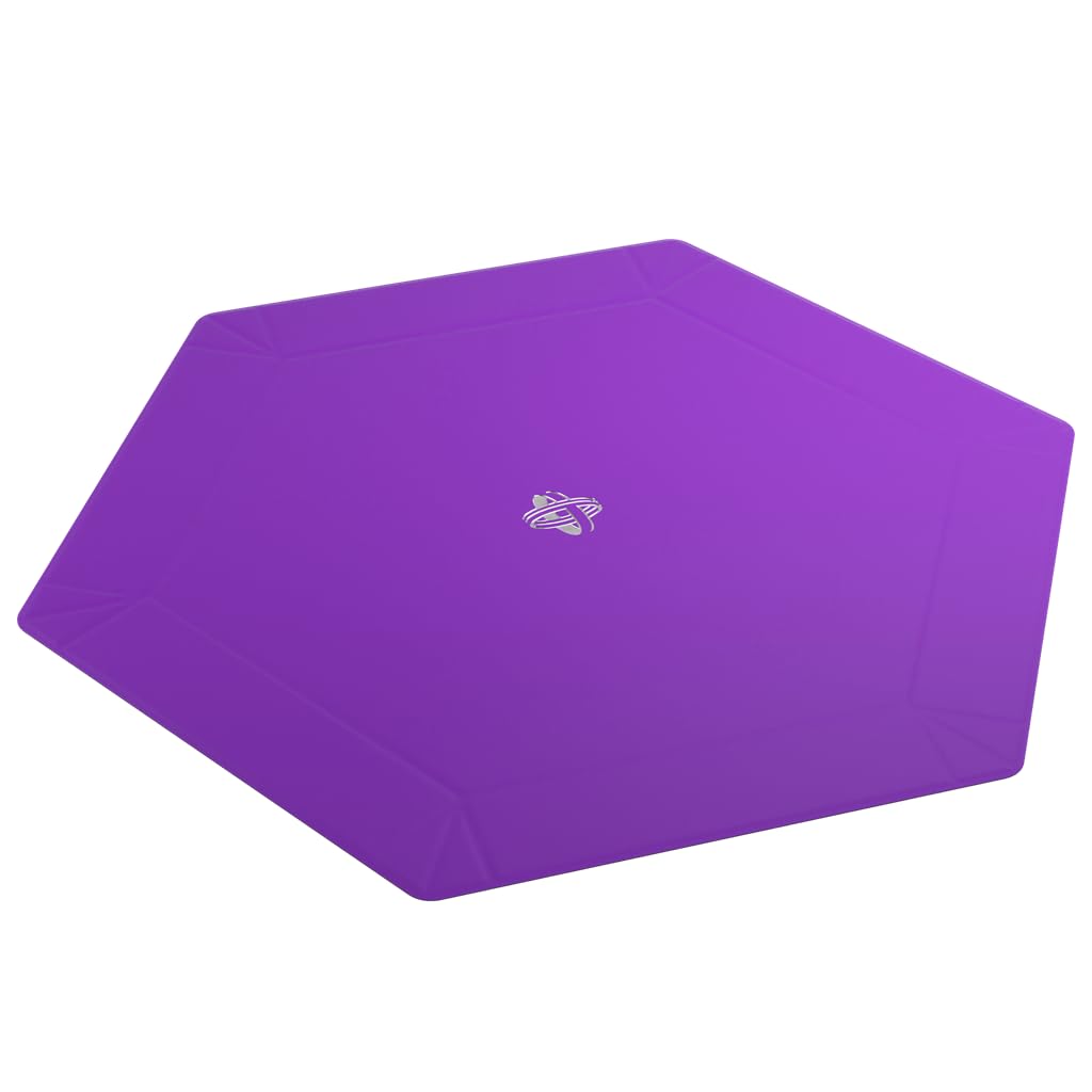 Gamegenic, Magnetic Dice Tray Hexagonal Black/Purple