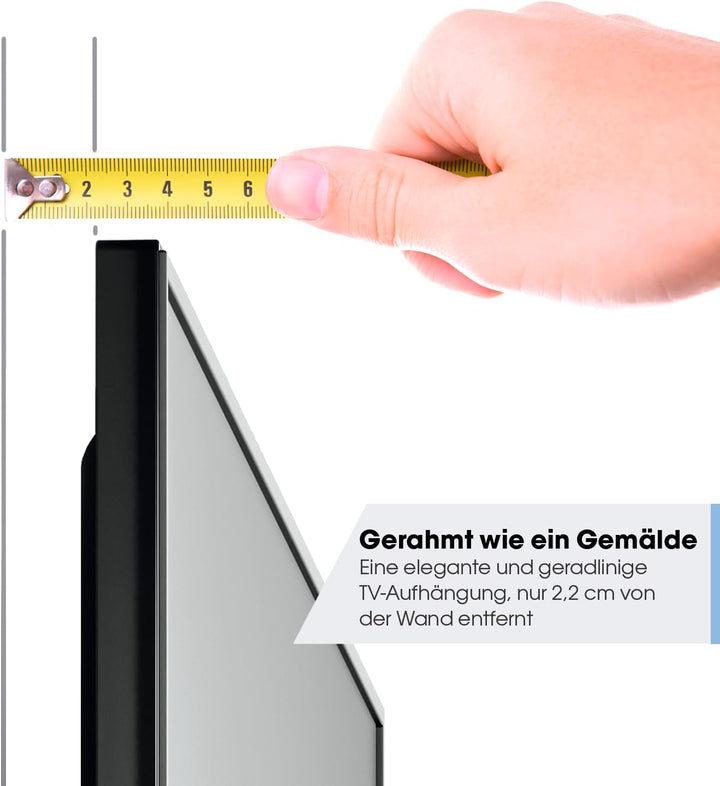 Vogel's TVM 3607 - Feste TV-Wandhalterung für 40-100 Zoll Fernseher, Sicheres Einrasten mit ClickLoc