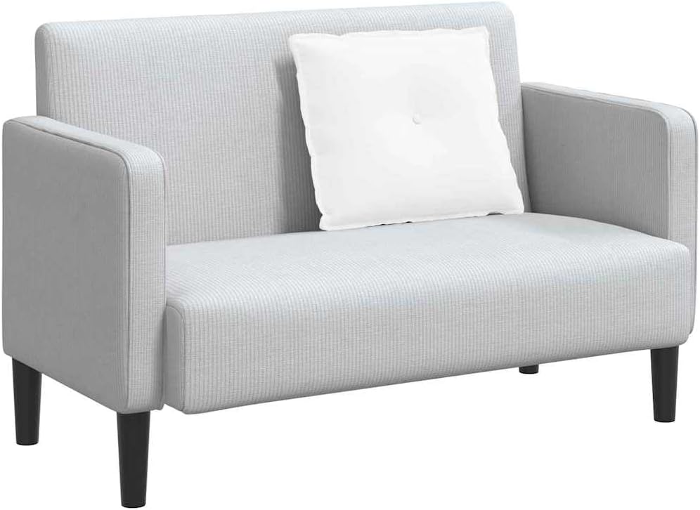 vidaXL Rückenkissen Weiss 60 x 19 x 50 cm Stoff, Wohnzimmer, rechteckige Kissen, modernes Plüschcove