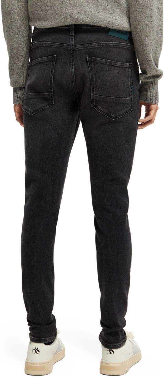 Scotch & Soda Herren Skim Skinny Fit Jeans 30W / 32L Carbon, 30W / 32L Carbon