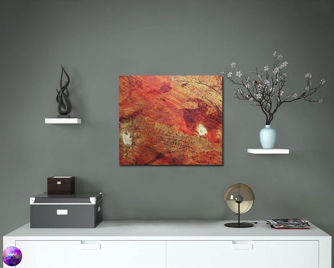 Original Gemälde Abstrakte Malerei Unikat - Strukturgemälde Acrylgemälde Moderne Kunst Wandkunst Hom