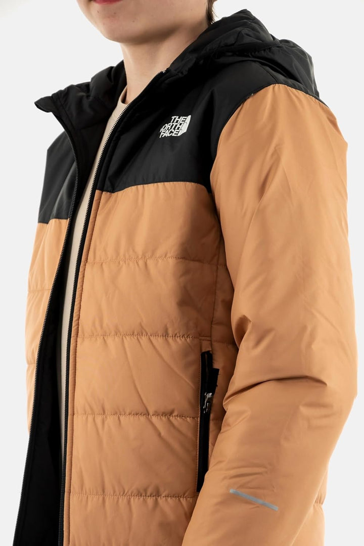 The North Face Unisex Kinder Never Stop Jacke 128 Almond Butter/Tnf Black, 128 Almond Butter/Tnf Bla
