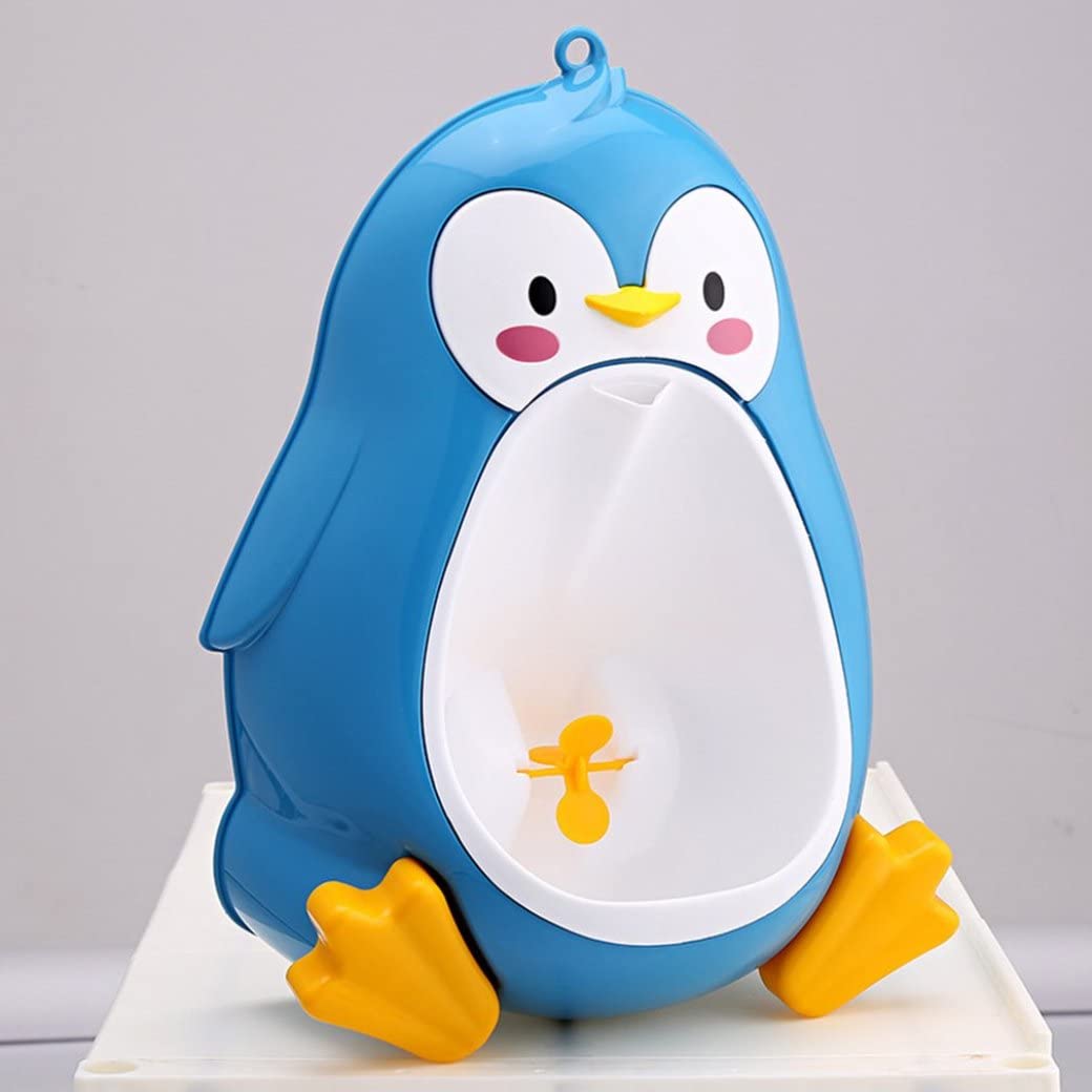 Stehendes Urinal, Baby-Toiletten-Töpfchen für Jungen, Cartoon-Pinguin, Kleinkind-Steh-Töpfchen-Toile
