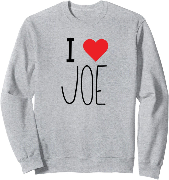 I Love Joe Biden For President 2020 Cute Heart Matching Vote Sweatshirt
