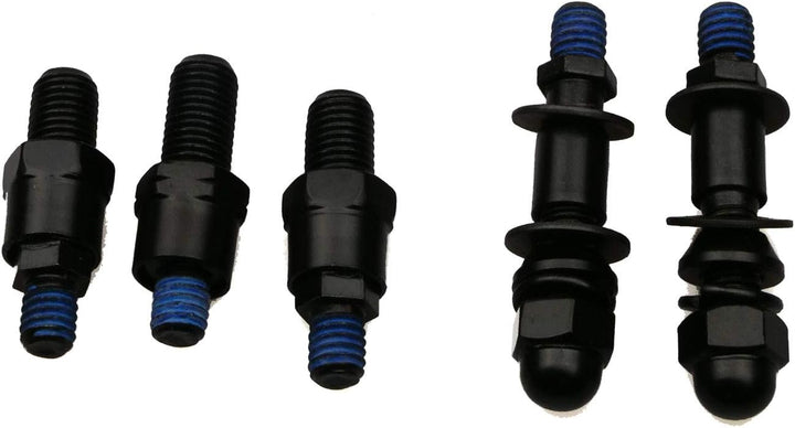 Iguana Custom Parts – Paar Motorrad-Rückspiegel, zugelassen HD Style, mattschwarz, mit Schrauben für