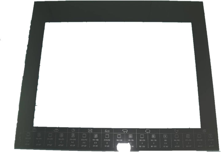 ensipart Innenscheibe für Backofentüre Ersatzglas innen kompatibel wie Amica 9085611