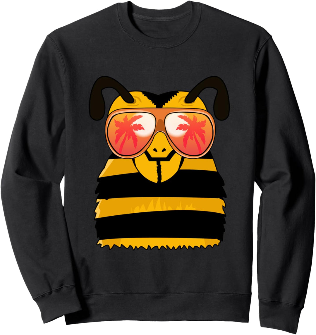 Bienen Sonnenbrille Sommer Strand Pool Party Bienen Sweatshirt