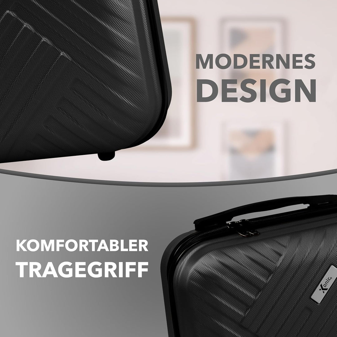 Xonic® Design Kosmetikkoffer aus ABS Hartschale – Robustes Beautycase als Handgepäck - Kosmetiktasch