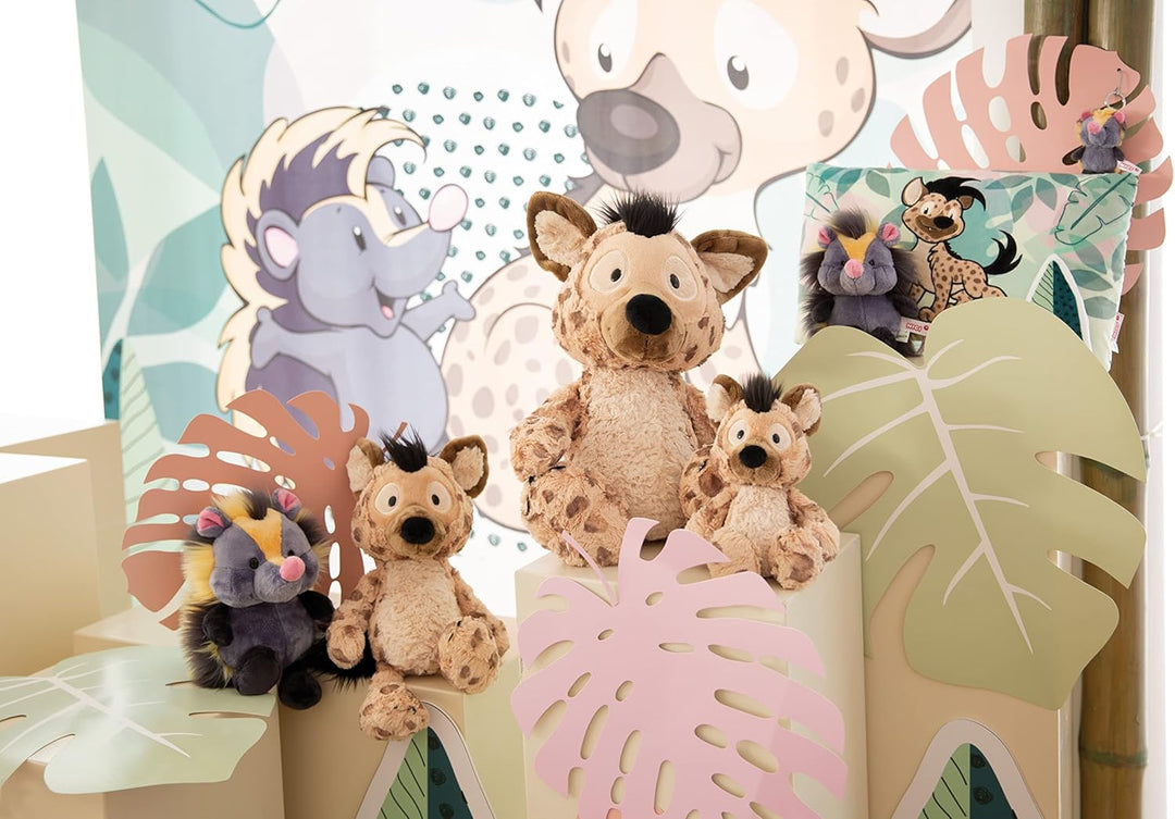 NICI Kuscheltier Hyäne Helgi 25 cm – Stofftier aus weichem Plüsch, naturgetreues Plüschtier zum Kusc