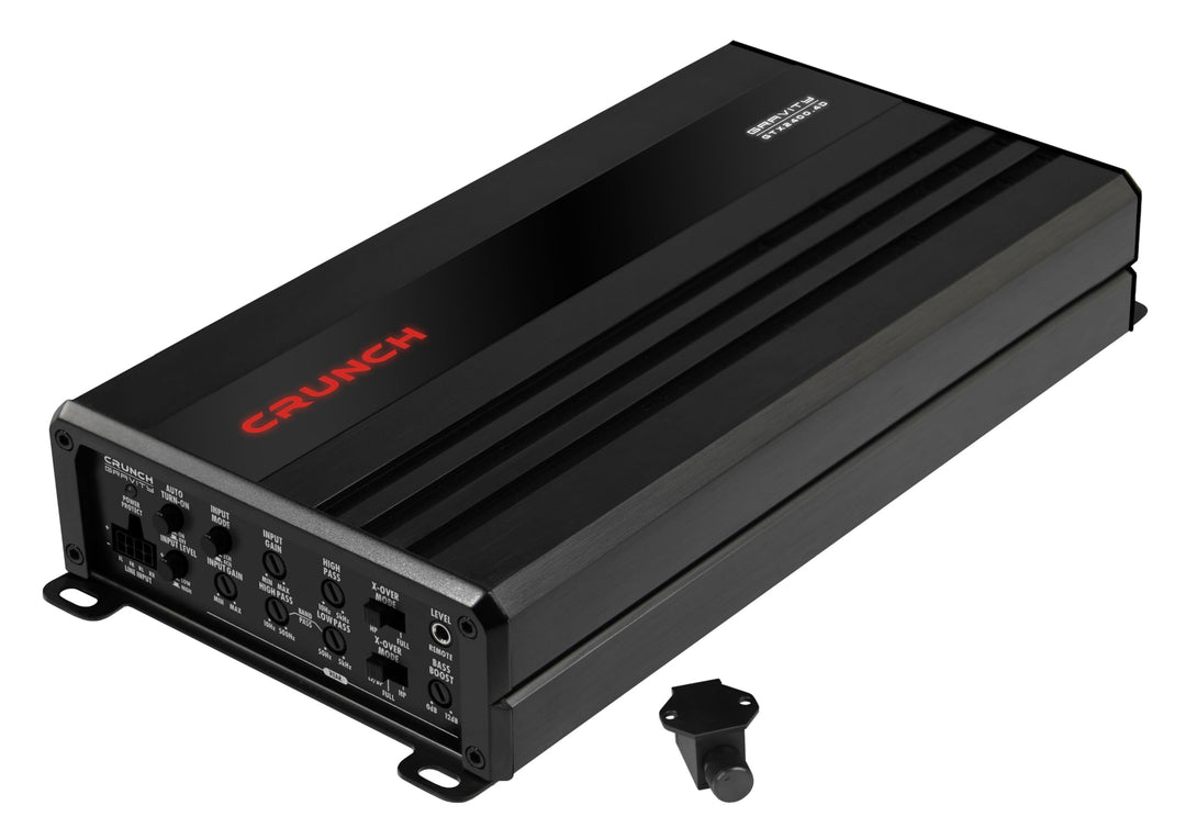 CRUNCH GTX2400.4D - Class D Digital 4-Kanal Verstärker mit 2400 W max | Gravity MINI AMPLIFIERS | CR