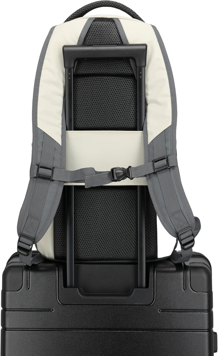 Travelite Handgepäck Rucksack, Laptop Rucksack 15,6 Zoll, BASICS, Daypack, Tagesrucksack mit vielen