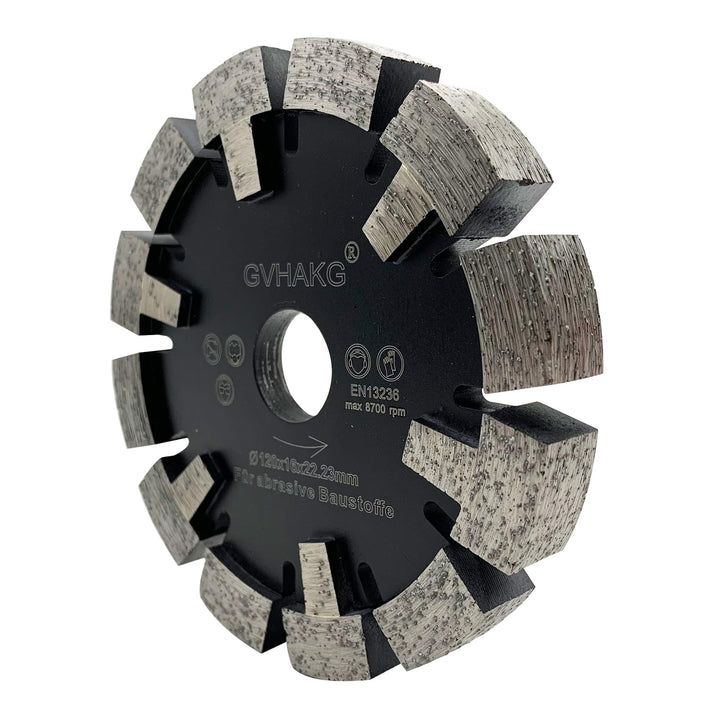 GVHAKG Tuck Point 120mm Diamant Fräser,Sehr verschleissfest Lange Lebensspanne für Estrich, Asphalt,