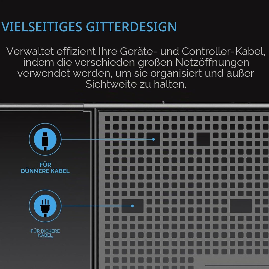 AC Infinity Gerätehalter für Growzelte – Wandtafel aus Stahl mit Kabelmanagement, zur Montage von Ve