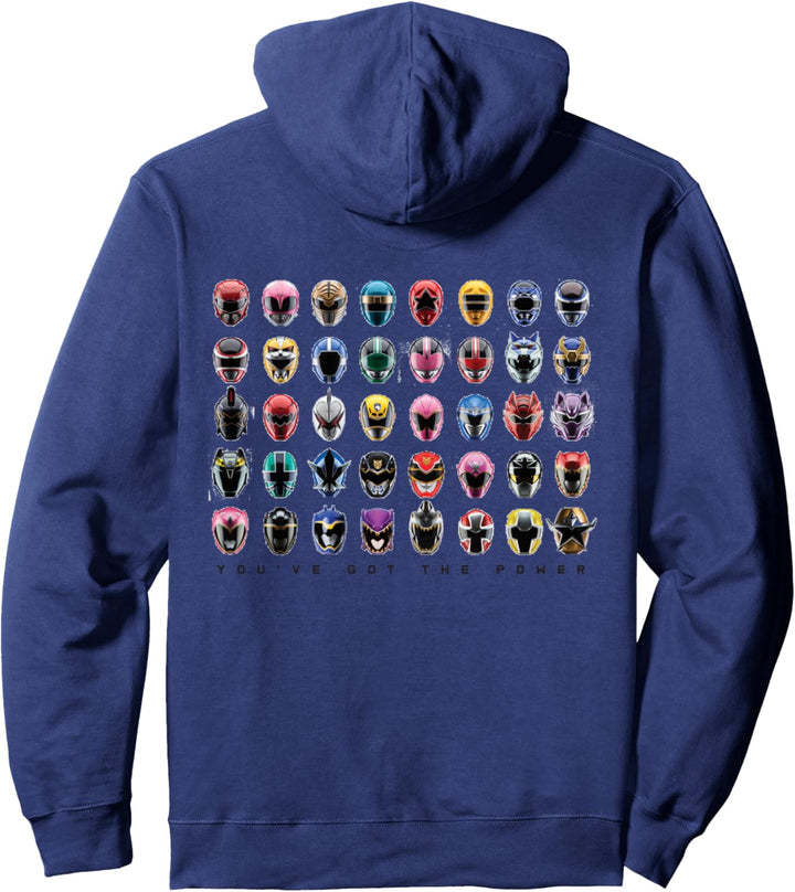 Jubiläum der Power Rangers Head Power Pullover Hoodie