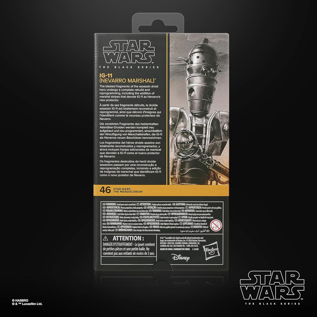 Star Wars The Black Series IG-11 (Nevarro Marshal), The Mandalorian Premium Action-Figur zum Sammeln