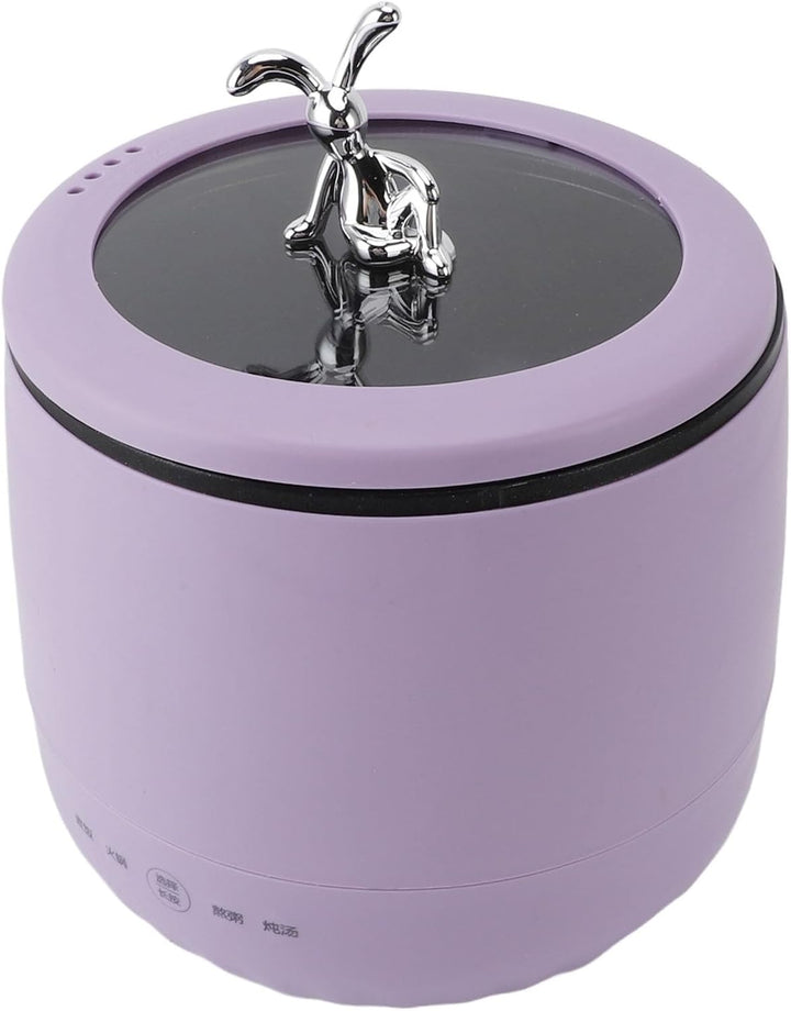 Mini-Reiskocher Multifunktional für 2 Personen, 1,8 L, 450 W, tragbar, EU-Stecker 220 V (PURPLE), PU