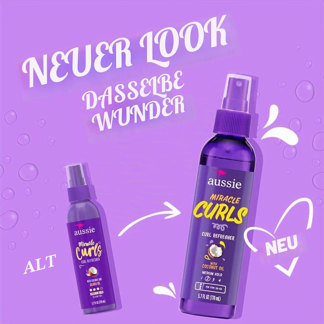 Aussie Miracle Curls Refresher, 170 ml, 2 Stück