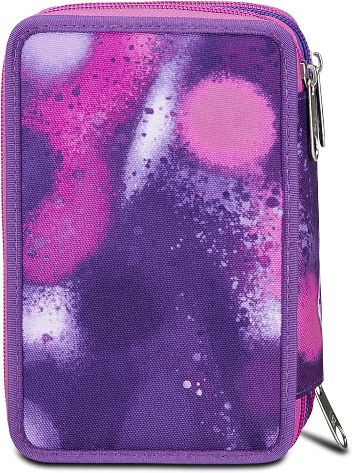 Seven Federmäppchen, Mäppchen, Mehrfarbig, Federtasche für Schreibwaren, Etui mit Stiften, Kugelschr