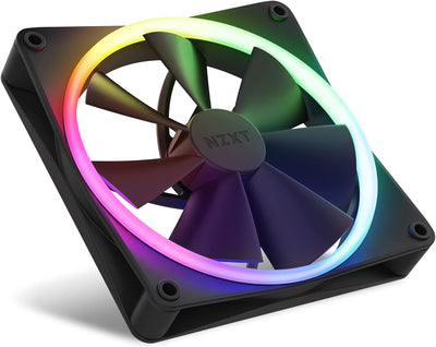 Nzxt F140 RGB Fans - RF-R14SF-B1 - Erweiterte Anpassung der RGB-Beleuchtung – Flüsterleise Kühlung –