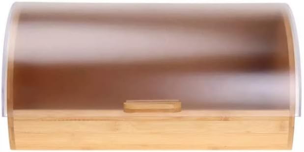 Brotkästen mit Deckel, Brotaufbewahrungsbox, Decke, Geräumiger Brotkasten aus Holz, Brot und Kekse L