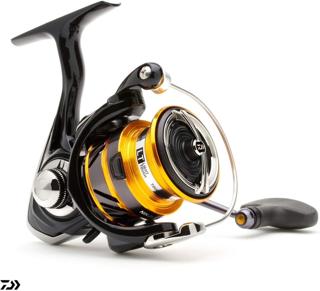 Daiwa 19 Ninja LT Schwarz/Gold Spinning Angelrolle - alle Modelle 2500
