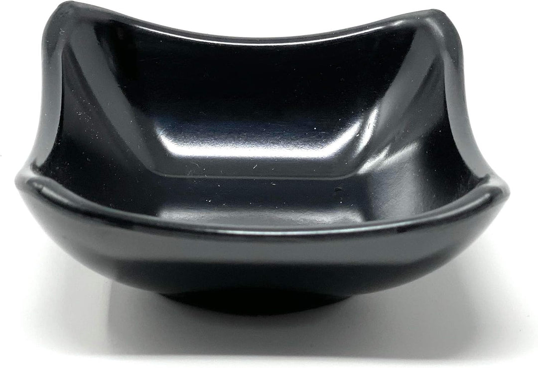 4x Dipschalen Melamin Set Schwarz 755 Snackschale Servierschale Klein Mini Saucenschälchen Soja Schw