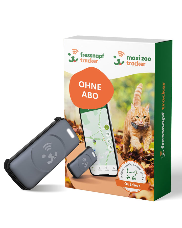 Fressnapf GPS Tracker für Katzen - 2. Generation - Ohne ABO - Ortung ohne Entfernungsbegrenzung - Ak