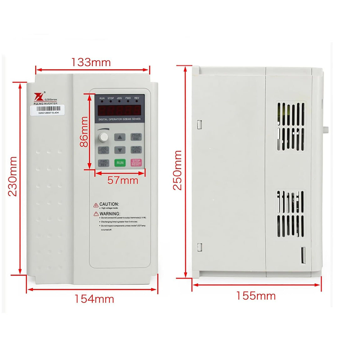 RATTMMOTOR CNC Spindel Kit, 4.5Kw ATC Automatischer Werkzeugwechsel-Spindelmotor BT30 220V Luftkühlu