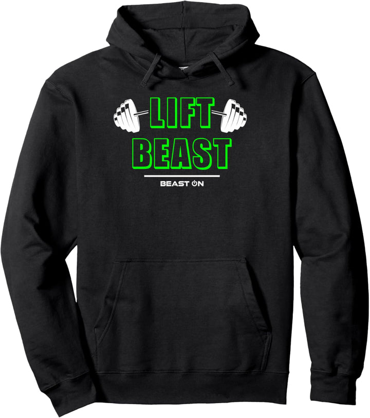 Lift Beast Green Fitnesstraining, Bodybuilding, Fitnesstraining Pullover Hoodie