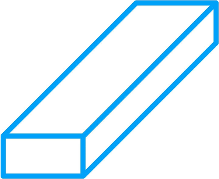 thyssenkrupp Flachprofil Edelstahl K240 geschliffen 40 x 5 mm in 1000 mm Länge | Flachstahl Flachsta