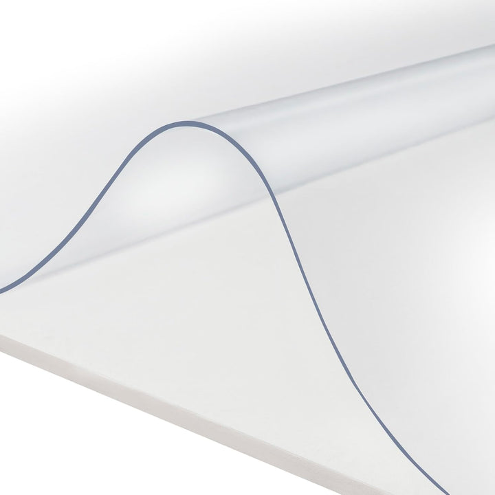 Laneetal Tischdecke Transparent 2 mm, Tischfolie Wasserdicht aus PVC, Tischschutz Rechteckig abwasch
