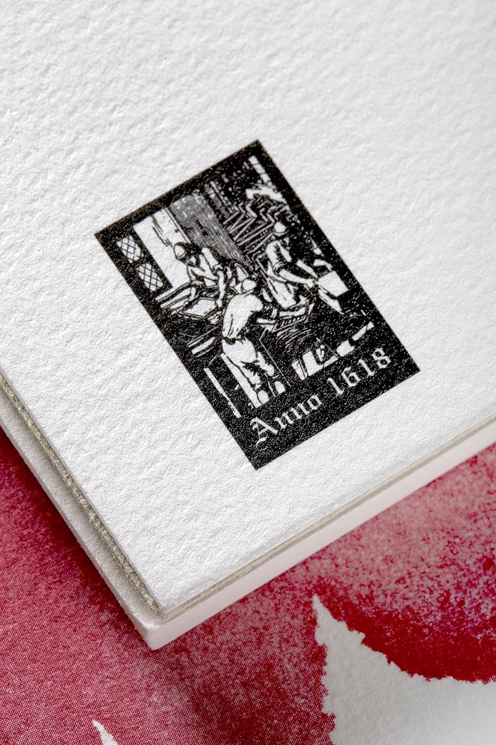 Clairefontaine 96417C Malblock, 4-seitig verleimt Aquarellpapier Feinkörnig, Fontaine/Hadern, 42 x 5