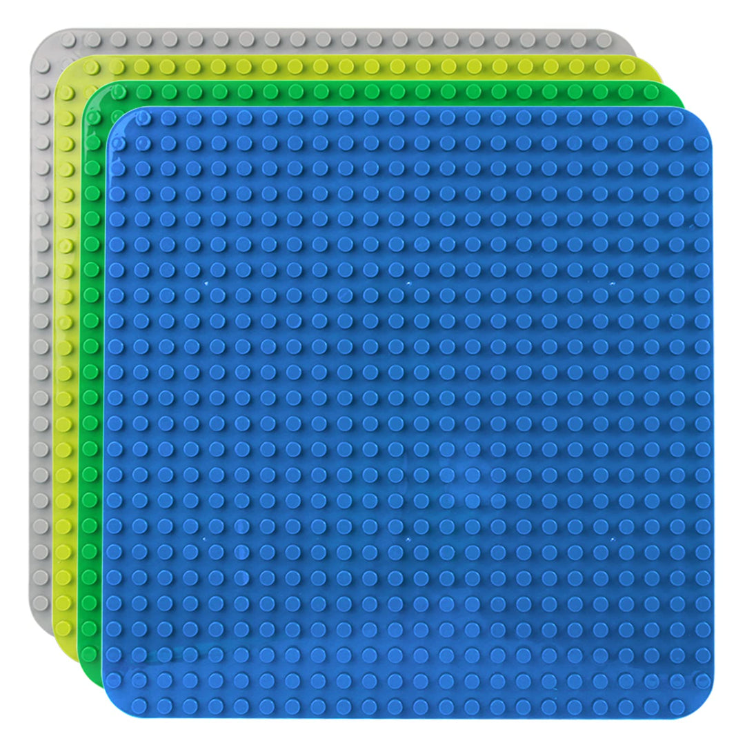 Grosse Bauplatte Kompatibel mit Duplo Platten,grosse Grundplatte,38 * 38cm Platten-Set für Kreatives