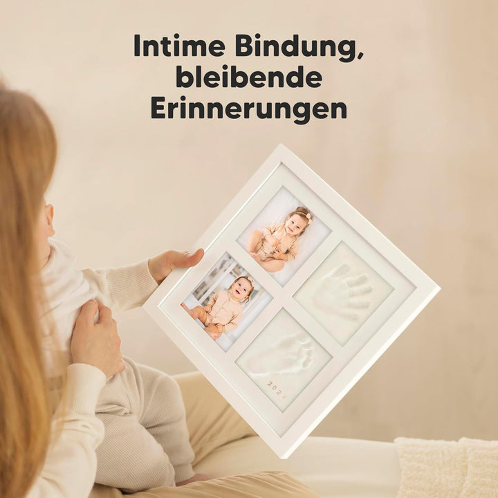 Baby Handabdruck und Fussabdruck Set - Baby Fussabdruck Set, Gipsabdruck Baby Hand und Fuss, Baby Fu