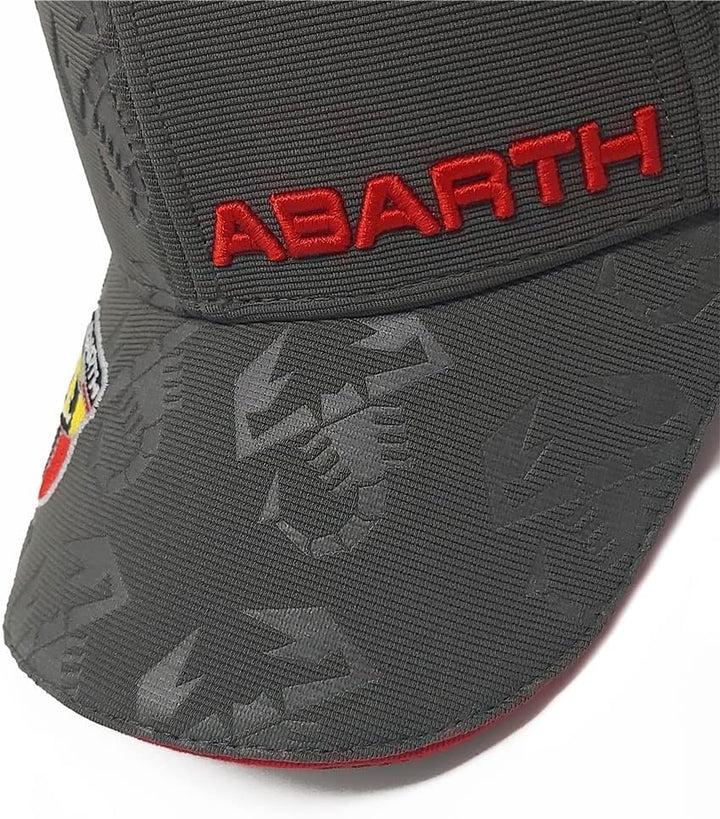 Abarth Gebogene Schirmmütze, Graugrün