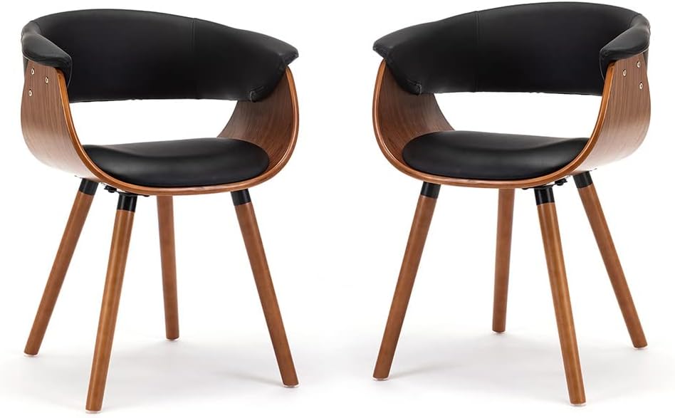 Mignone Esszimmerstühle Wohnzimmerstühle Moderne Küchenstühle Rückenlehnen für Küche Arbeitszimmer W