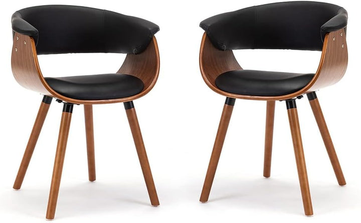 Mignone Esszimmerstühle Wohnzimmerstühle Moderne Küchenstühle Rückenlehnen für Küche Arbeitszimmer W