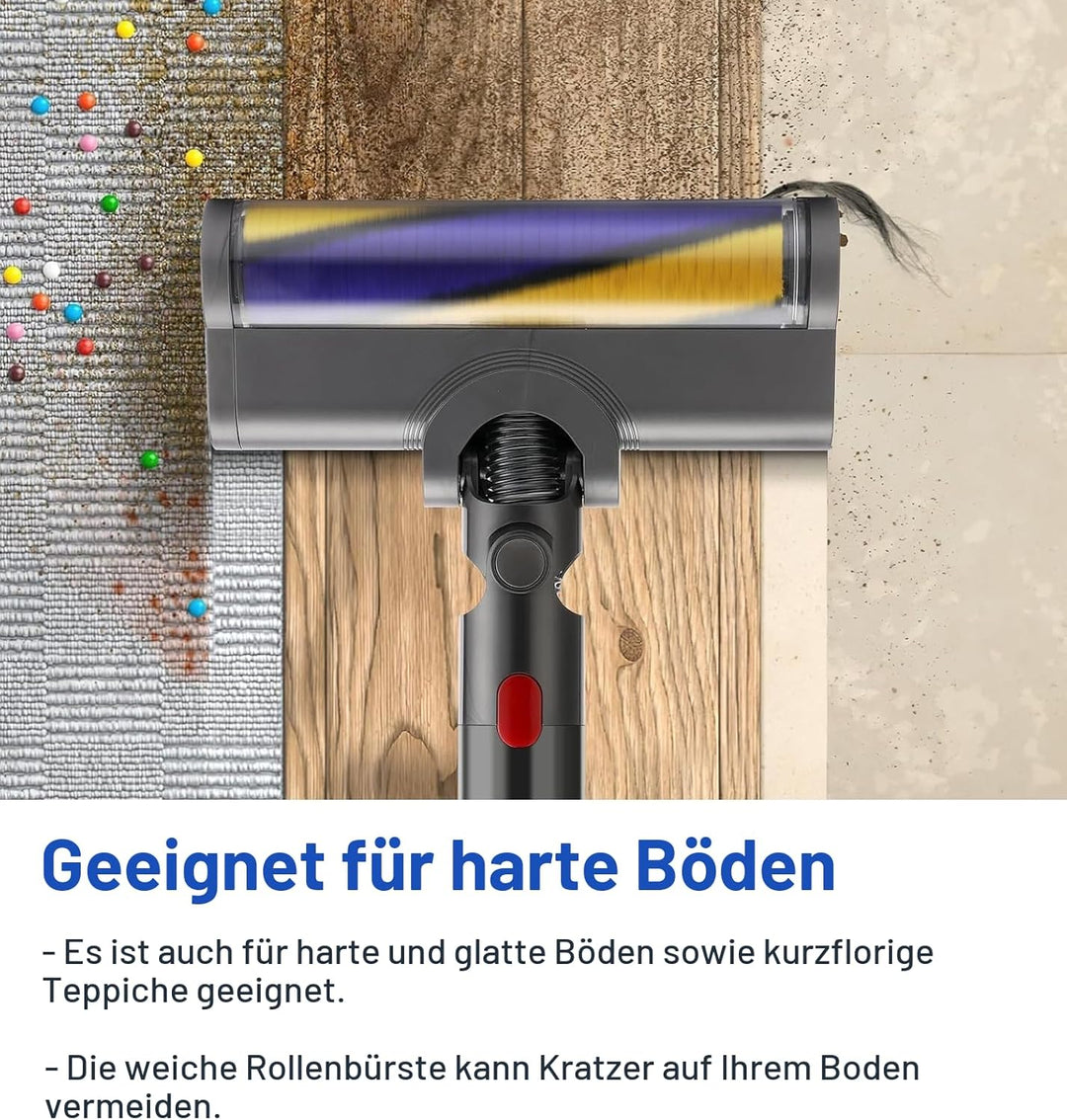 Bürste Ersatzteile mit Staubdetektionsfunktion kompatibel für Dyson Staubsauger V7, V8, V10, V11, V1