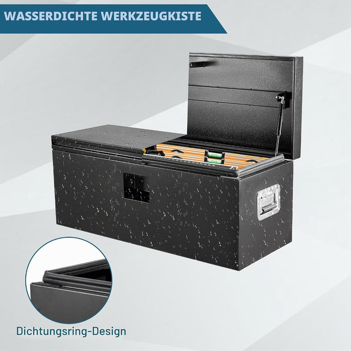 Stahl Werkzeugkasten Für Schwerlast Lkw Ladeflächen, Tür Mit Doppelseitigen Hydraulikstangen Für Anh
