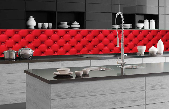 DIMEX Küchenrückwand Folie selbstklebend Chesterfield | Klebefolie - Dekofolie - Spritzschutz für Kü