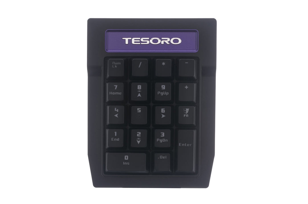 TESORO Tizona Numpad braun Schalter numerische Tastatur schwarz