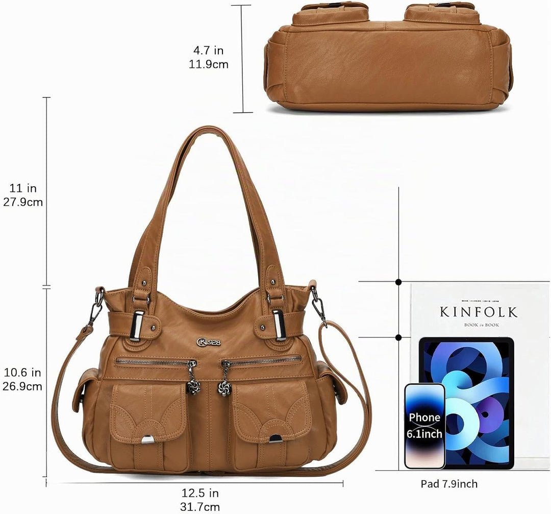 KL928 Tasche Damen Handtasche Umhängetaschen Damenhandtasche Schultertasche Lederhandtasche elegante