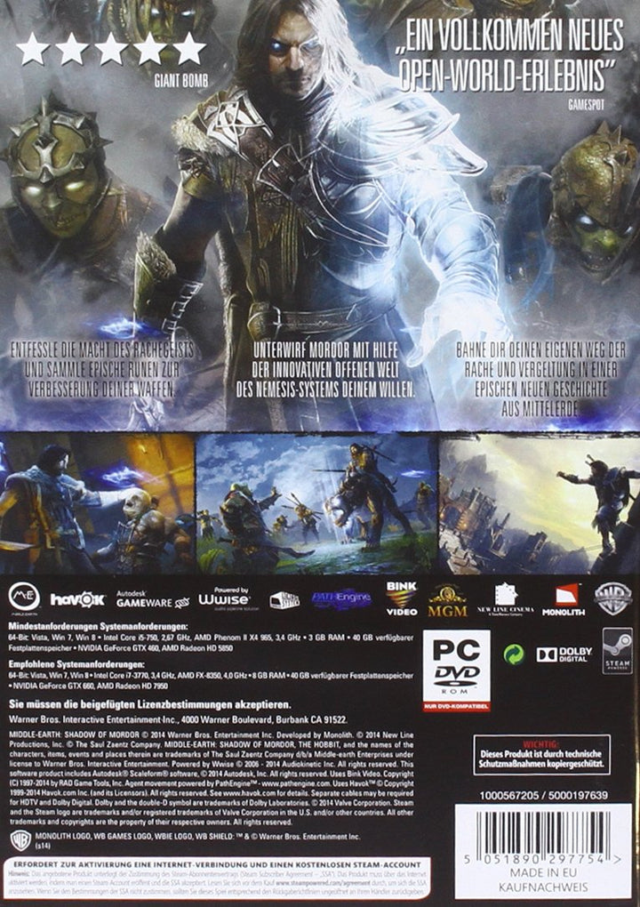 Mittelerde: Mordors Schatten - Game of the Year Edition - [PC] PC Game of the Year Edition, PC Game